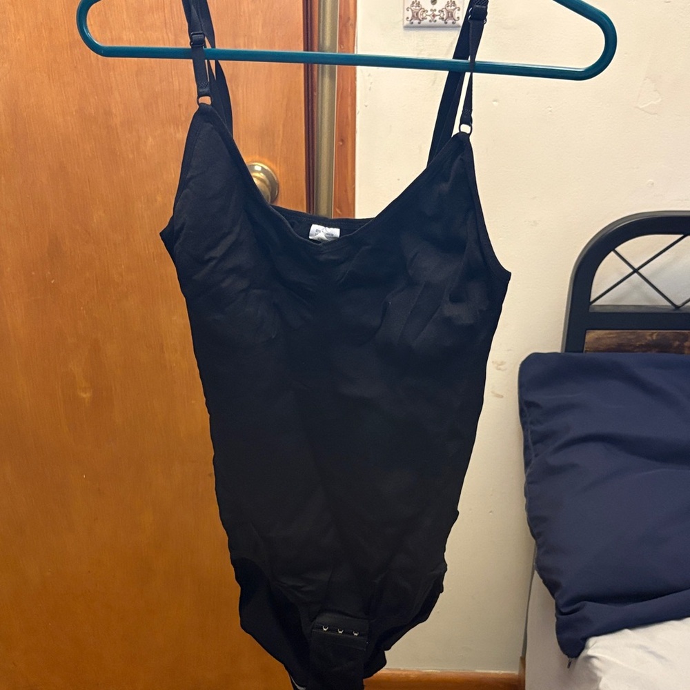 SHEIN Black Shapewear Bodysuit